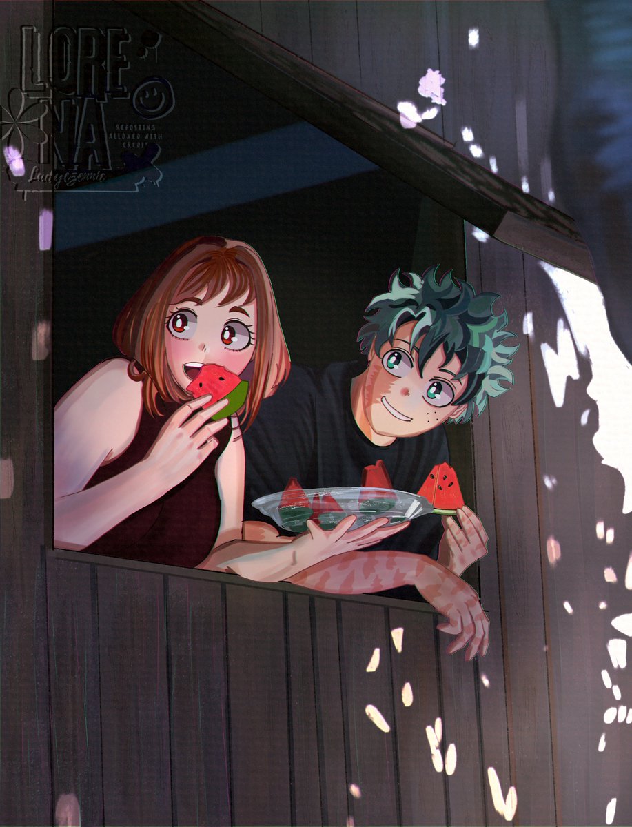 Ladyczennie's tweet photo. Love feels like summer 🍉
#izuocha #mha https://t.co/jNrk3DU1cZ