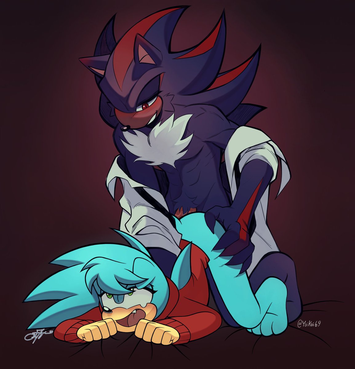 YoiKoi69's tweet photo. Day 5: age gap
#DDsonic26 
POOKEIEIEIIE U WORKED SO HARD ON THIS GOOD JOB hes so daddy HEHEEH @Angelblueblur 
#sonadownsfw #shadonicnsfw https://t.co/XNODSKj2TE