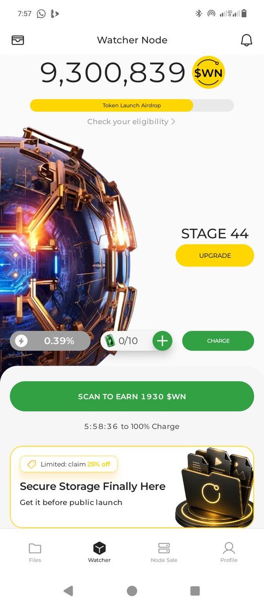 MusibauWasiu6's tweet photo. Hello, wanted to invite you to this crypto app I’ve been using. If you join with my code, you’ll get 1,000 $WN and I get a bonus too.

DeNet Storage &amp; Watcher Node is free, official app from the team behind a decentralized storage network with over 6M users. Your phone helps make https://t.co/78jdsZry0j