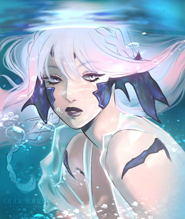opheliona's tweet photo. Wanna come play mermaids? 🧜🏻‍♀️🤓

#art #ffxiv https://t.co/W4EbaC6UxL