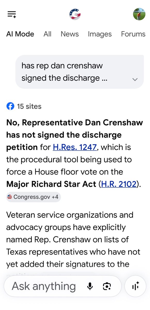 TwoPuttTommy's tweet photo. @kniftarqr9y @HouseVetAffairs 10 @HouseVetAffairs Members cosponsored the bill but have not signed the Discharge Petition.
If a clean #MajorRichardStarAct does not pass it is on @HouseGOP.
#Military #Veterans
cc: @RepBost #IL12 https://t.co/Sr6FZmjYiG