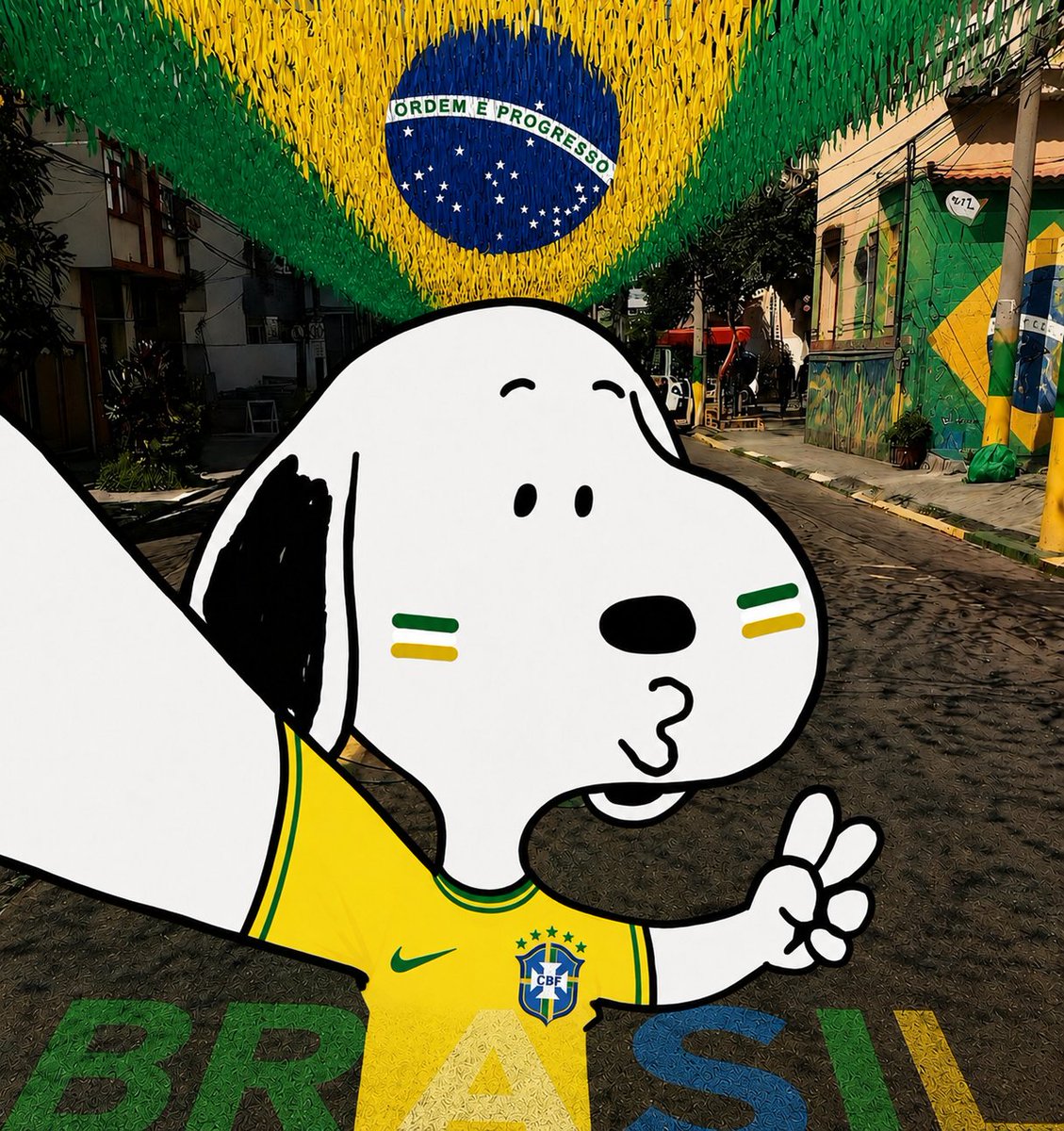 snoopyhero53's tweet photo. LET'S GO BRAZIL! 🇧🇷💛💚 https://t.co/K2agOD2VzL