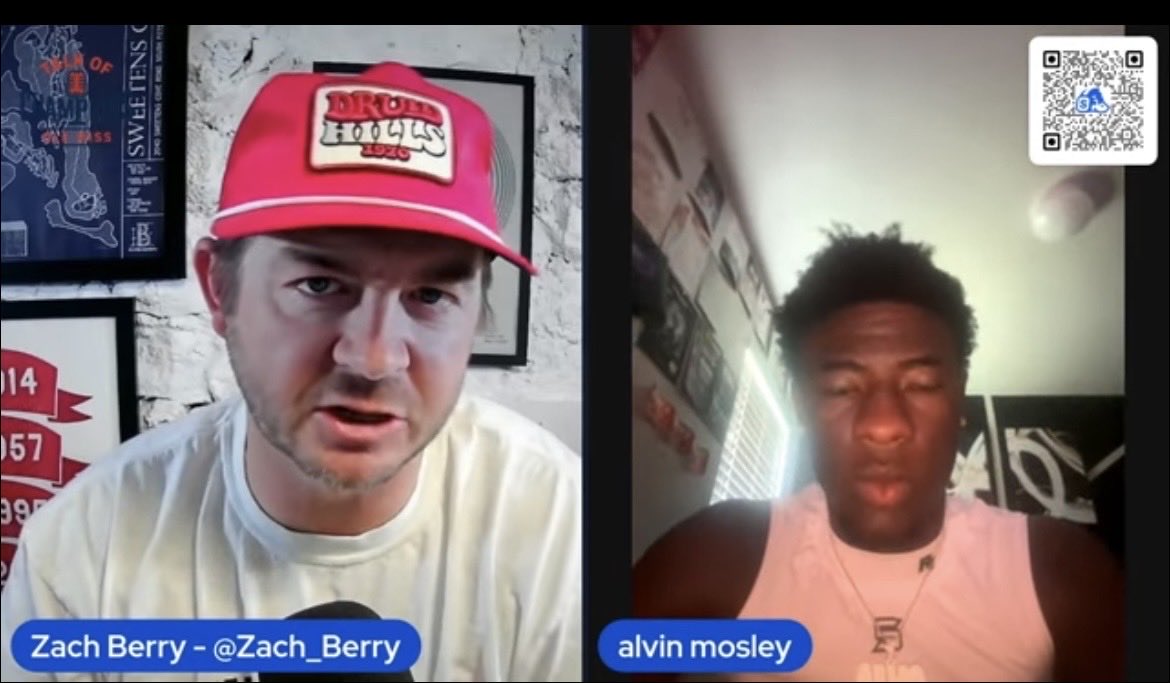 AlvinMosley_3's tweet photo. Thanks @Zach_Berry and @OleMissTOC for having me on the show #GoRebs take some time out to watch 🫡 https://t.co/HtxRNCAzGk