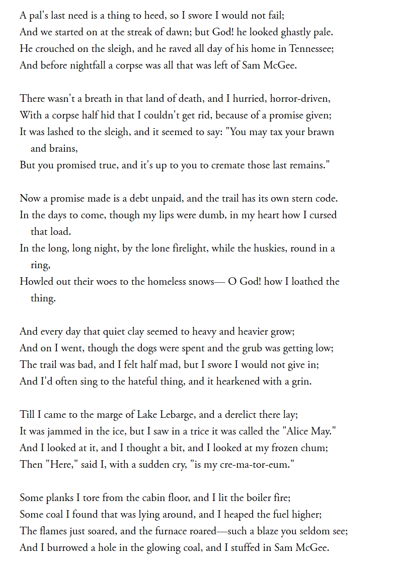 REALOverSkilled's tweet photo. Realized I have been enjoying all these poems but didn't post one of MY favourites. https://t.co/tTZSIawLVG