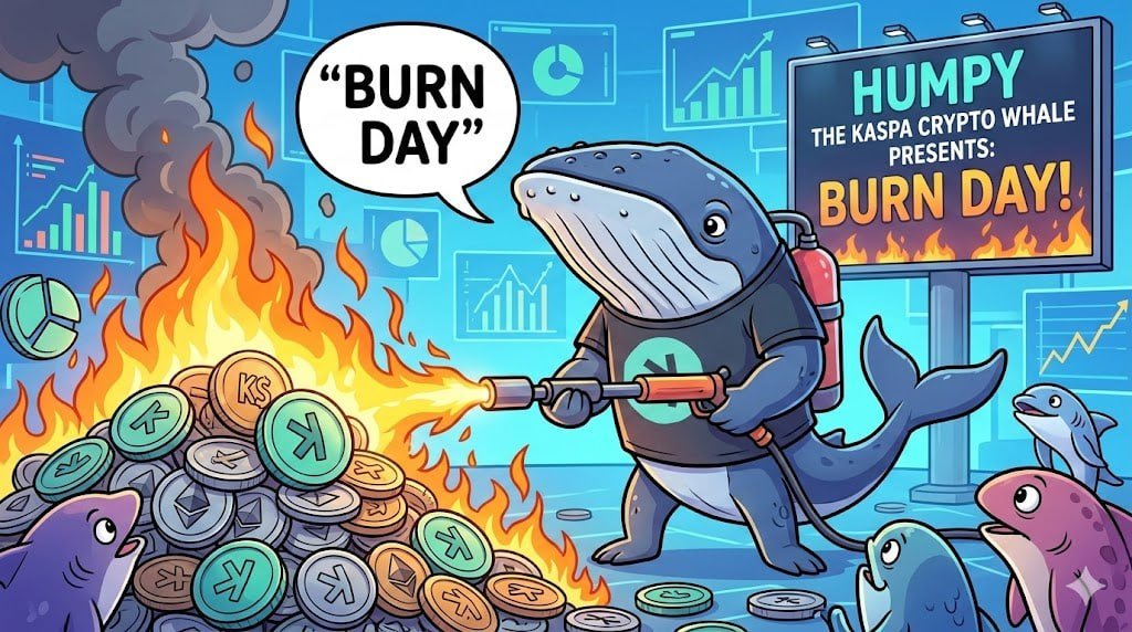 Humpy the crypto kaspa whale. tweet media