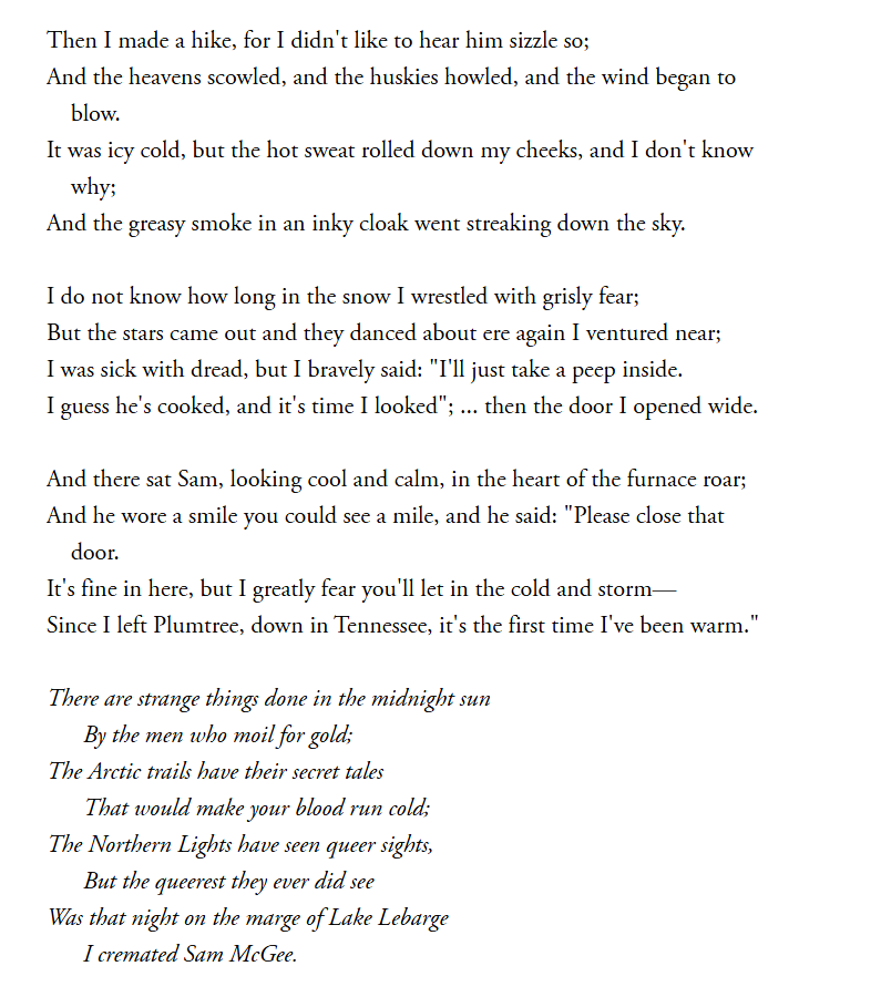 REALOverSkilled's tweet photo. Realized I have been enjoying all these poems but didn't post one of MY favourites. https://t.co/tTZSIawLVG