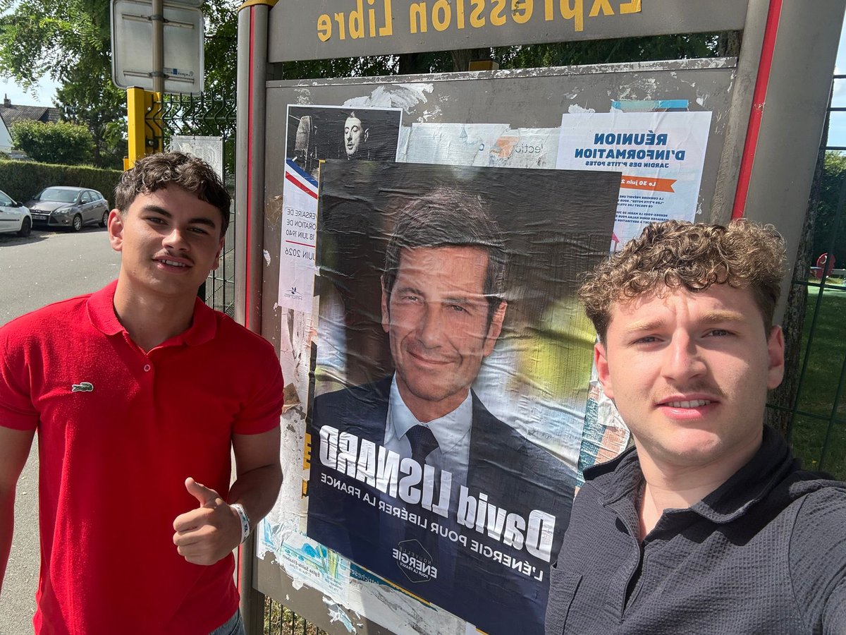 Nouv_Energie59's tweet photo. 📣 David Lisnard s’empare du Nord 

Ce week end, grâce à nos militants, les panneaux d’affichages libres du nord  arborent désormais le visage de @davidlisnard 🚀
👉La Pévèle, Bailleul, Armentieres, le Valenciennois mais aussi la région Lilloise (et on continue cette semaine💪) https://t.co/4olRZEk1Es