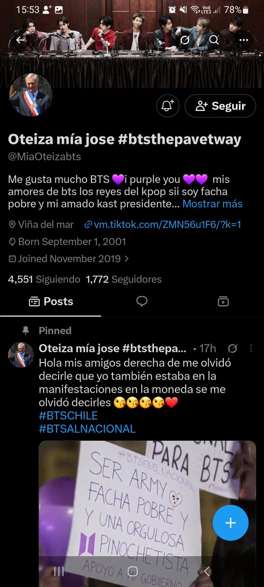 _beleenix_'s tweet photo. No podi vernir a funarme teniendo en tu descripción que eres una facha pobre con orgullo ph weon, que verguenza
#BTSALNACIONAL #BTSENCHILE #BTSCHILE #QUEREMOSABTSENELNACIONAL https://t.co/0j4zHdOqJv