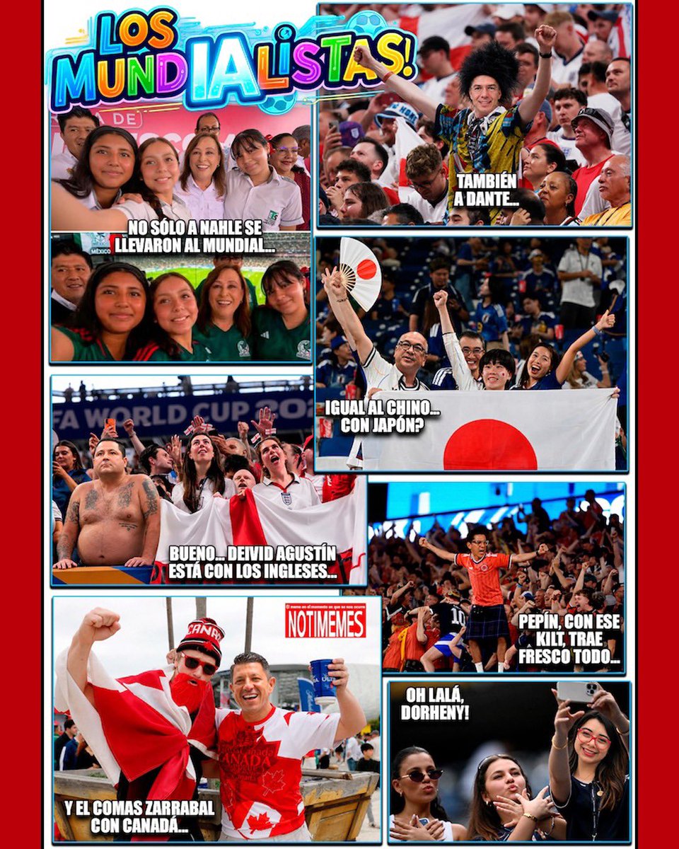 LosPoliticosVer's tweet photo. #PorSiTeLoPerdiste
LOS MUNDIALISTAS
Síguenos para más #Notimemes y únete al canal:
https://t.co/bcGwsfvHSA
#NotimemesDeNotiver #Notiver #ParodiaPolitica #Veracruz #México #Mundial2026 https://t.co/T6PM6BVZeb