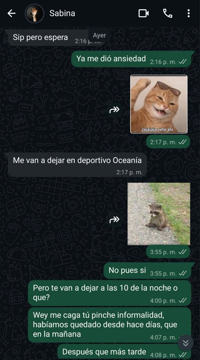 Scorpc7o's tweet photo. Tengo entendido que la chica salió del grupo de amigas de una persona que se hace llamar "Sara". No me consta y nunca he tomado servicio con ella. Dejo imagen de su perfil como referencia.

Y regresando con Sabina, hasta ayer incluso se estaba haciendo la picante en un grupo de telegram de reseñas en donde ya fue expulsada, por cierto.

Y en su grupo privado, pues el clásico discurso victimista de "yo hago las cosas bien, pero últimamente me ha pasado de todo y los que me conocen saben quien soy y blablabla"

Muy preocupada en diferenciarse de las demás churpias que critica, pero parece que está cortada con la misma tijera.

Hasta aquí el reporte.