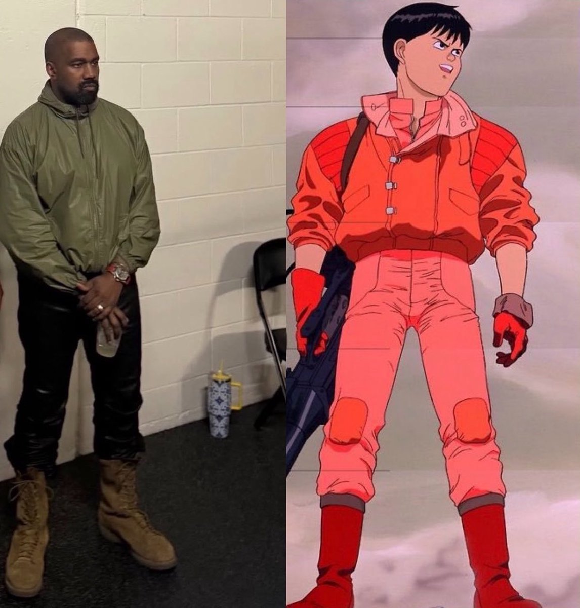 OnThatNoteTV's tweet photo. If there’s one thing about Ye, it’s that he LOVES Akira 🗼 https://t.co/jL7jFPLDXG