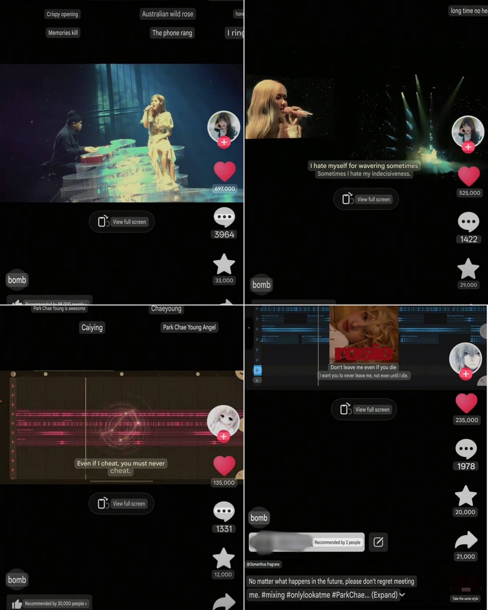 roseprotectrr's tweet photo. THIS IS CRAZYY 😭��😭
Rosé's cover  "Let It Be" has gone viral again on the Chinese platform Douyin (TikTok).

#ROSÉ #로제 https://t.co/1TpvcZyeAI