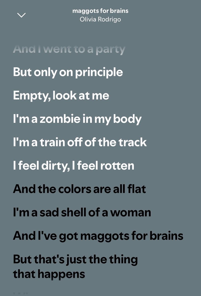 alfzdn's tweet photo. and the fact that the track maggots for brain, played in A Major key, which is known to have “happy”, uplifting vibes, still consist of sad, depressive, im-the-problem type of lyricism proved how much she has creatively improved. https://t.co/3AagVsRcTN