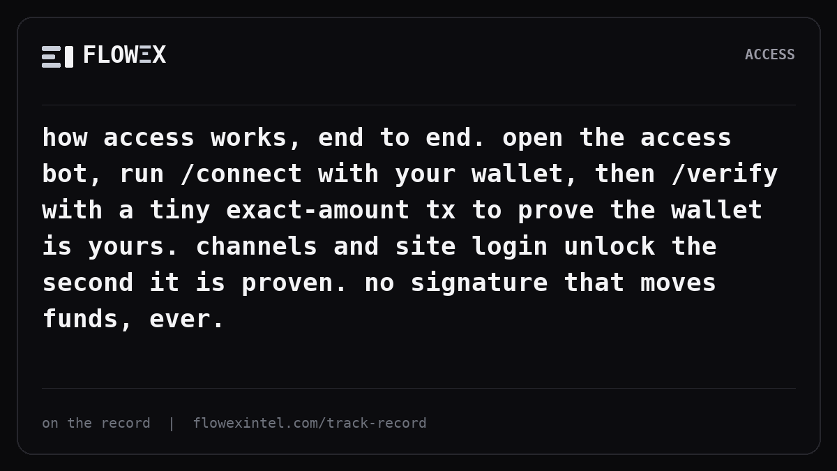 flowexintel tweet picture