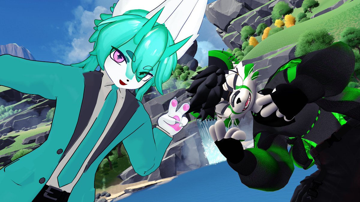MyataBound's tweet photo. ft. @TecoKCat33 >:D
#VRChat #vrchatfurry #furry https://t.co/xNUliV434R