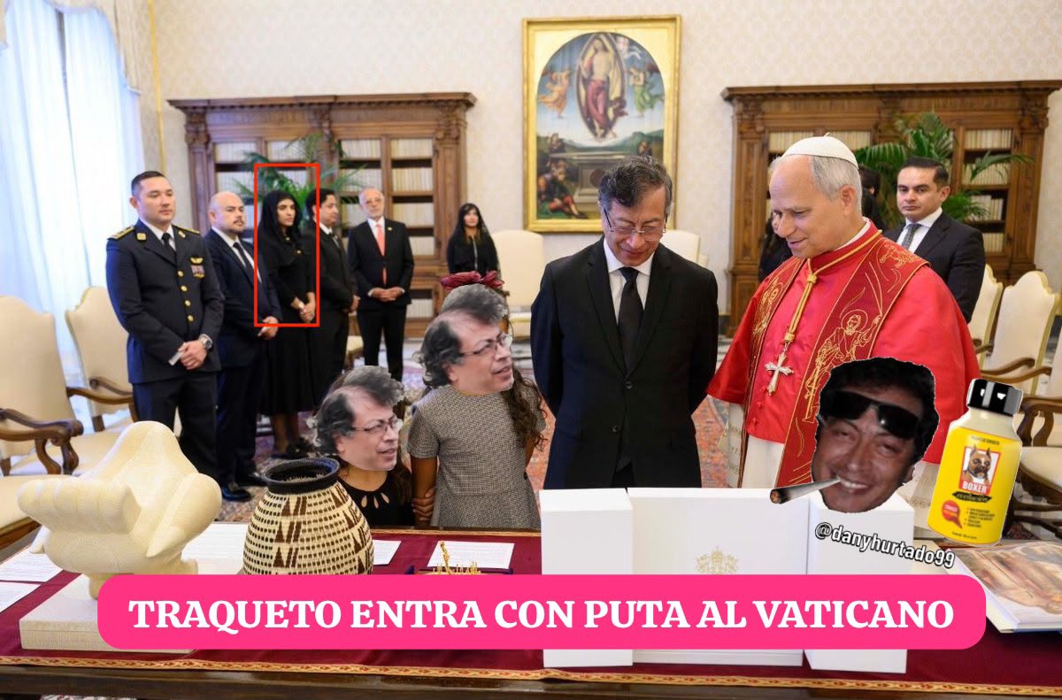 danyhurtado_2's tweet photo. ‼️Nunca había pasado que un traqueto lograra meter al Vaticano a una puta. 

Además está en la OFAC con el Chapo Guzmán y además es objetivo prioritario de la DEA!!! Muy oscuro ese nuevo Papa.

¿Qué dirá cuando lo capturen? 😂😂😂 https://t.co/EPBRD6MSwz