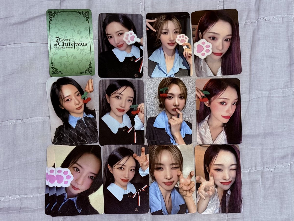 poca_bbang's tweet photo. 드림캐쳐 7 doors treka 양도

version 1 , 2 , 3 
bulk preferred 

지유 수아 시연 한동 유현 다미 가현 드림캐쳐 드림캐쳐포카 드림캐쳐양도 드캐특전 드림캐쳐포카 유아유 유아유포카  유현포카 수아포카 가현포카 https://t.co/egMiLXwWxk