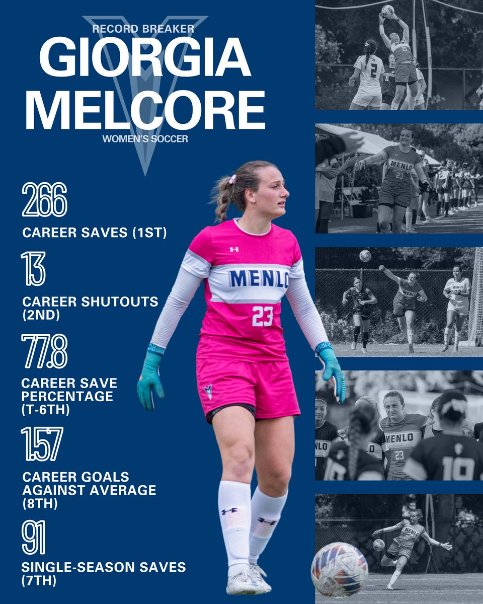 MenloAthletics's tweet photo. 𝐆𝐢𝐨𝐫𝐠𝐢𝐚 𝐌𝐞𝐥𝐜𝐨𝐫𝐞 - 𝐮𝐧𝐩𝐫𝐞𝐜𝐞𝐝𝐞𝐧𝐭𝐞𝐝 𝐭𝐚𝐥𝐞𝐧𝐭 𝐛𝐞𝐭𝐰𝐞𝐞𝐧 𝐭𝐡𝐞 𝐌𝐞𝐧𝐥𝐨 𝐩𝐢𝐩𝐞𝐬! Ⓜ️✨

#ItsOakTime #GoOaks #NCAAD2 #MenloWSOC https://t.co/rwrMYIBpJa