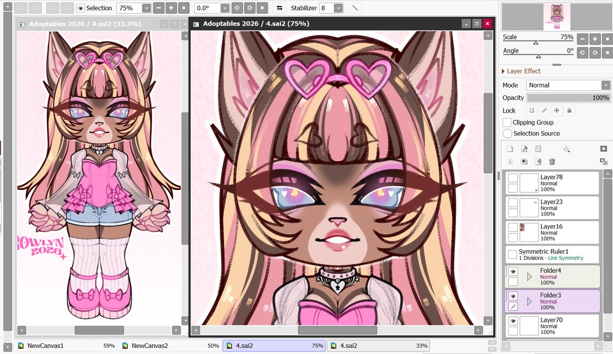 Merrowlyn1's tweet photo. ✦ 𝑰𝒏 𝒑𝒓𝒐𝒈𝒓𝒆𝒔𝒔 | Adoptable ❤️✨
I'm working on more adoptable designs! 👀💋
They will have a fixed price of $16 once I post the final version. If you're interested, stay tuned for updates!

#furryart #art #adoptable #artistontwitter #drawingart https://t.co/1wqKLwKBkH