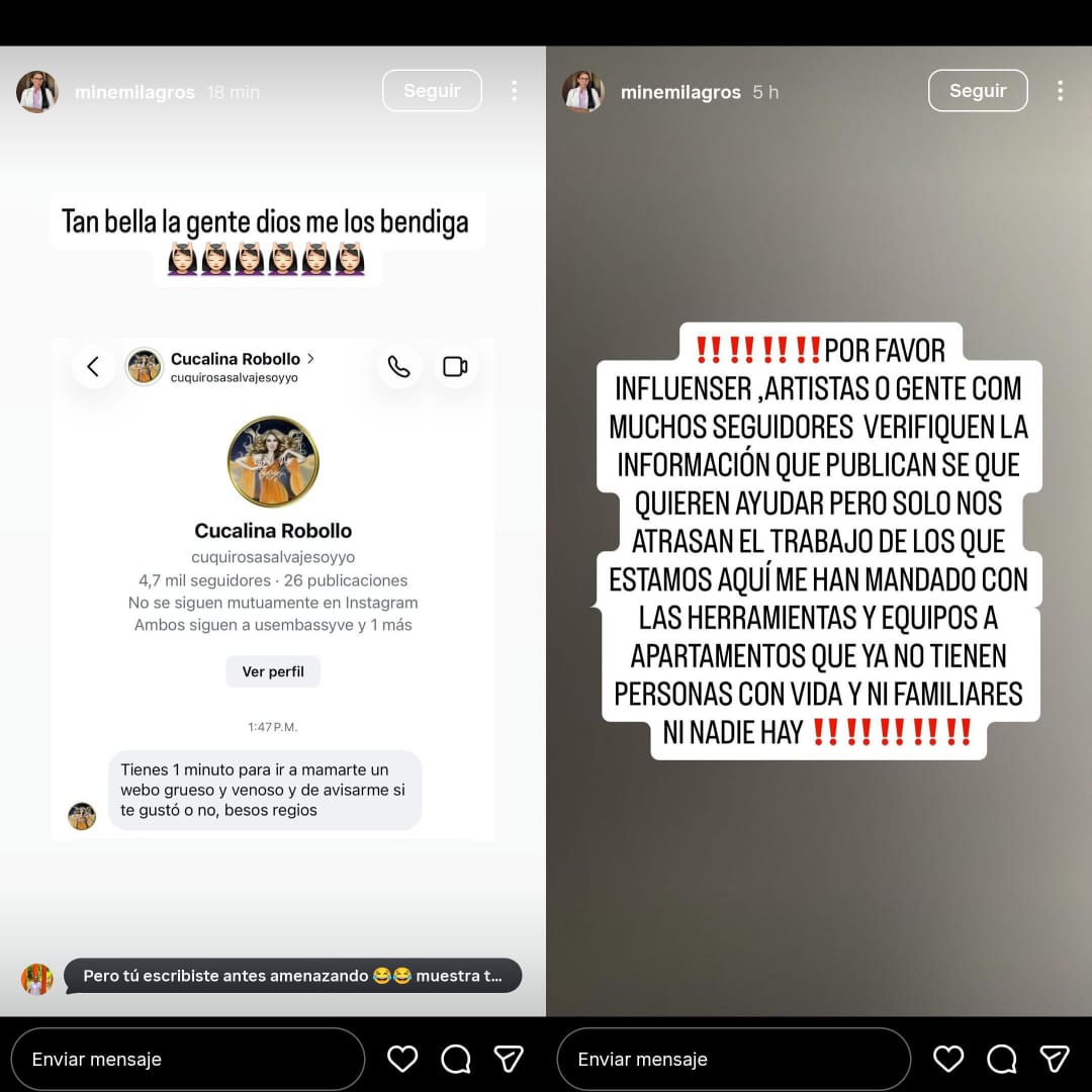 cuquirobollo_24's tweet photo. La tipa del vídeo q dijo q el novio estaba muerto a las 6pm aunq Lenin Peña seguía a 10pm,me amenazó y como respondí borró su comentario y puso historias como q yo insulté 1ero.Como Manuelconecta:biblia y seguidore con trampa.Por eso "ayudan",son chavistas panas d él.Sigo abajo👇 https://t.co/Ep1JfE9lqR