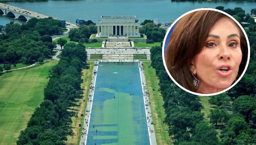 Itx_judith's tweet photo. Jeanine Pirro vows to prosecute Reflecting Pool vandals to the full extent!

Do you support this? https://t.co/hF7Lutp7kM