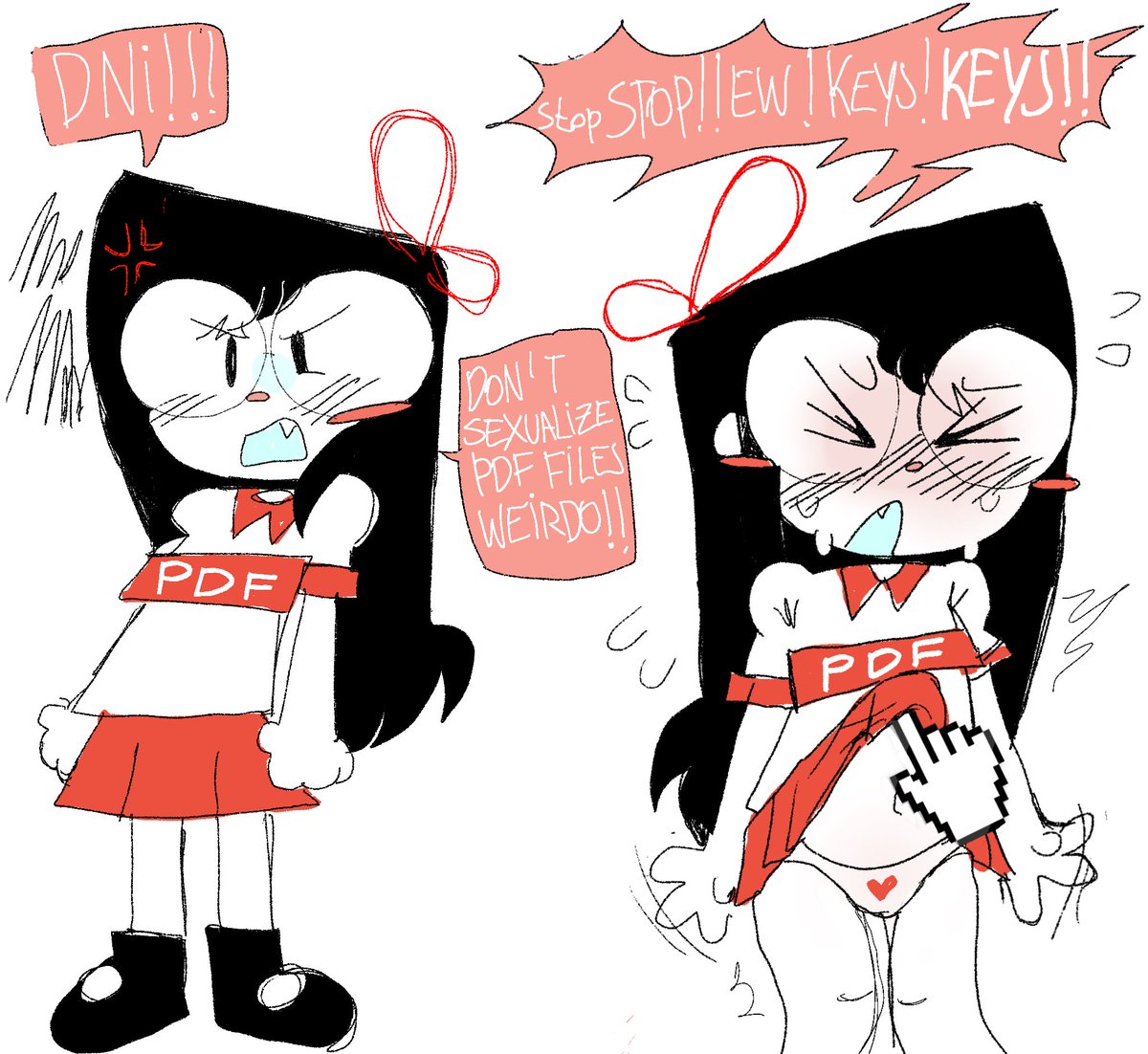 bluuvampu's tweet photo. I kinda made a gijinka of it ok https://t.co/BBcCpCwplV