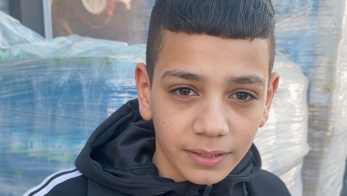 swilkinsonbc's tweet photo. This is 16 year-old Walid Nidal Walid Abu Sneineh: the israelis killed him, and wounded two other children, during a raid on Qalandiya https://t.co/DxhAb4tyk7