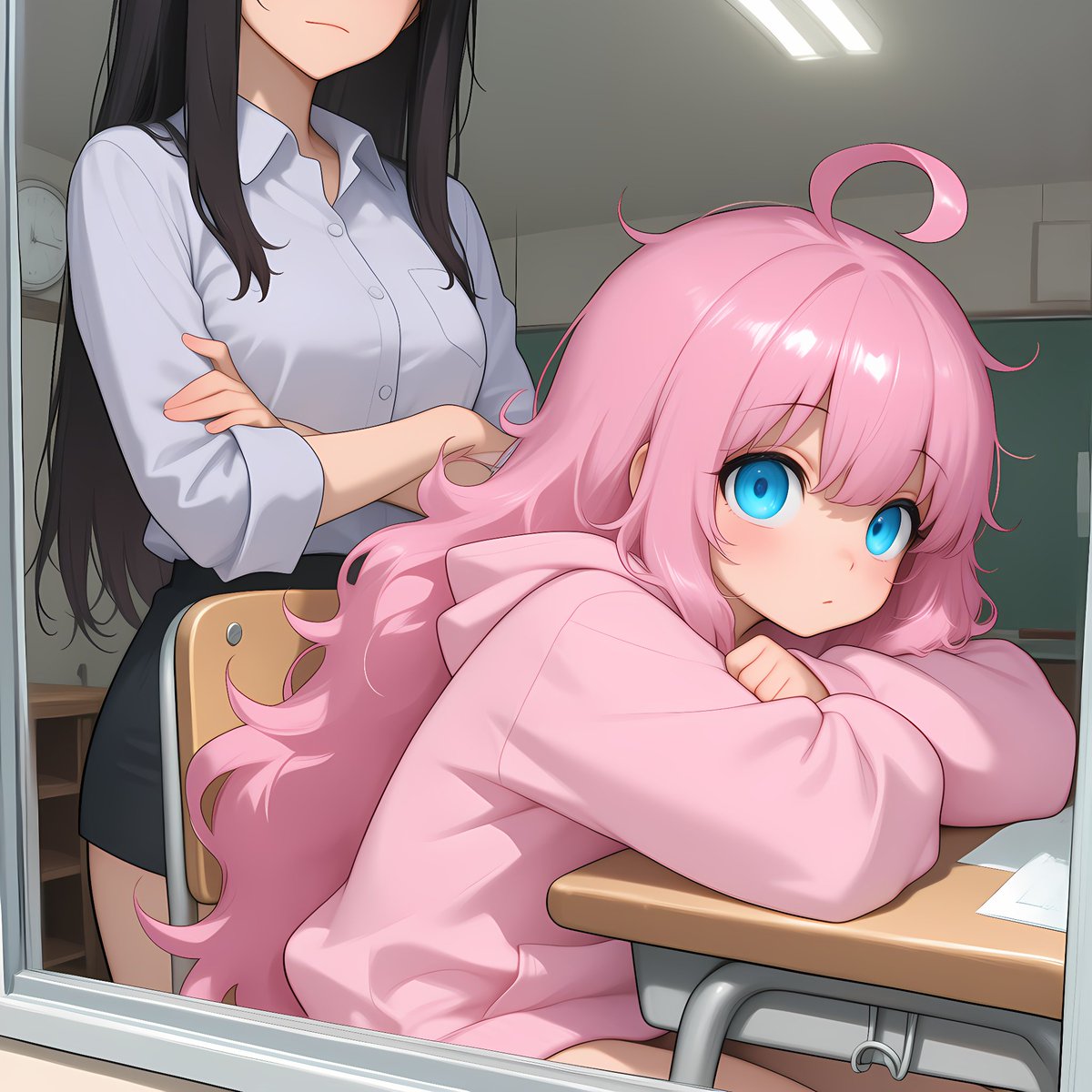 UnpixAI's tweet photo. #AIart️️️️️️️️️️️️️️️️️️️️️️️️️️️️️️️️️️️️️️️️️️️️️️️️️️️ Why do schools have windows if the teacher gets mad when you look out of them? https://t.co/pymRn18Goi