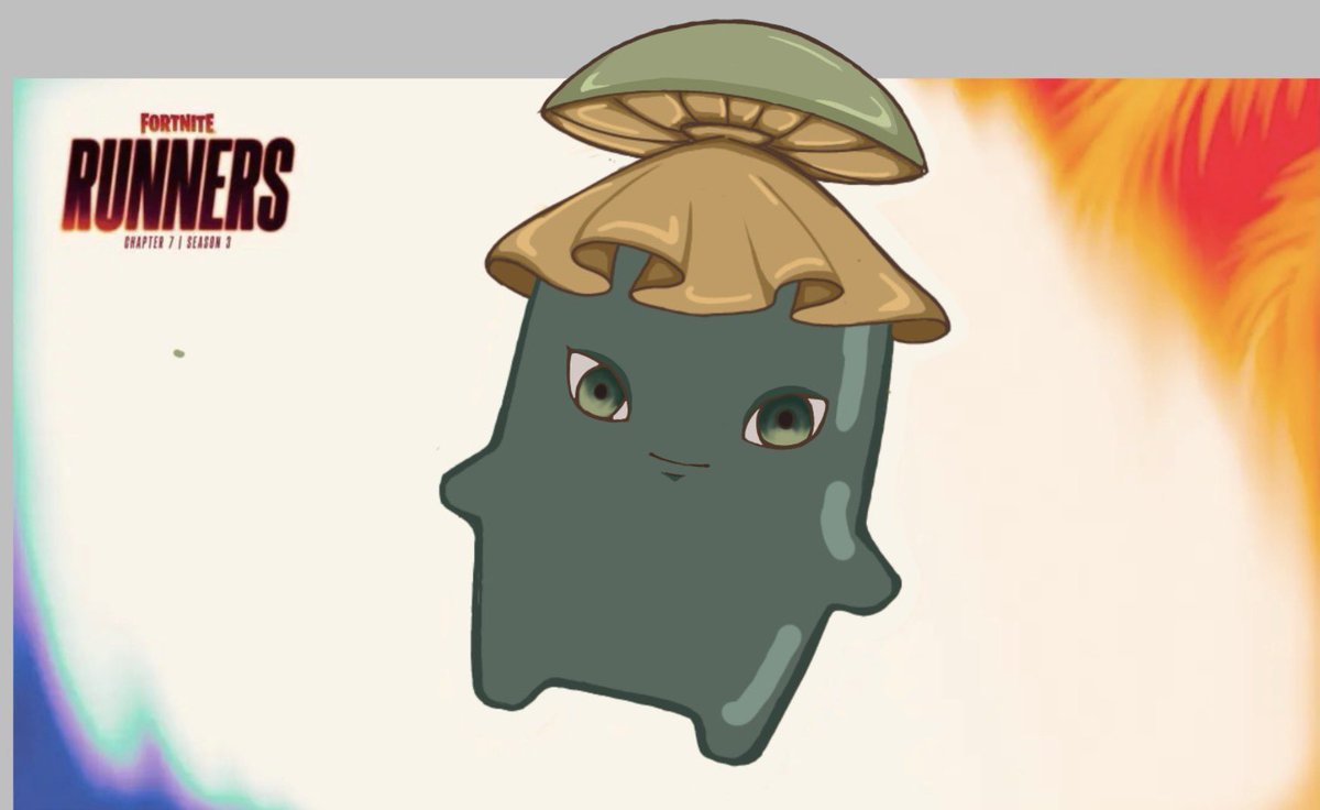 sasumav's tweet photo. #DesignASprite #fortnite @fortnite 
I know it's a little late but anyway here is my design 
Here is my mushroom sprite  🍄 https://t.co/Ipdkt7QHM7