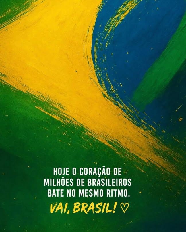 RAMALHOELOISA's tweet photo. #VemProJogo
BORA, BRASIL!!!🇧🇷🇧🇷🇧🇷💚💛💙🤍 https://t.co/euwuaAqKgq