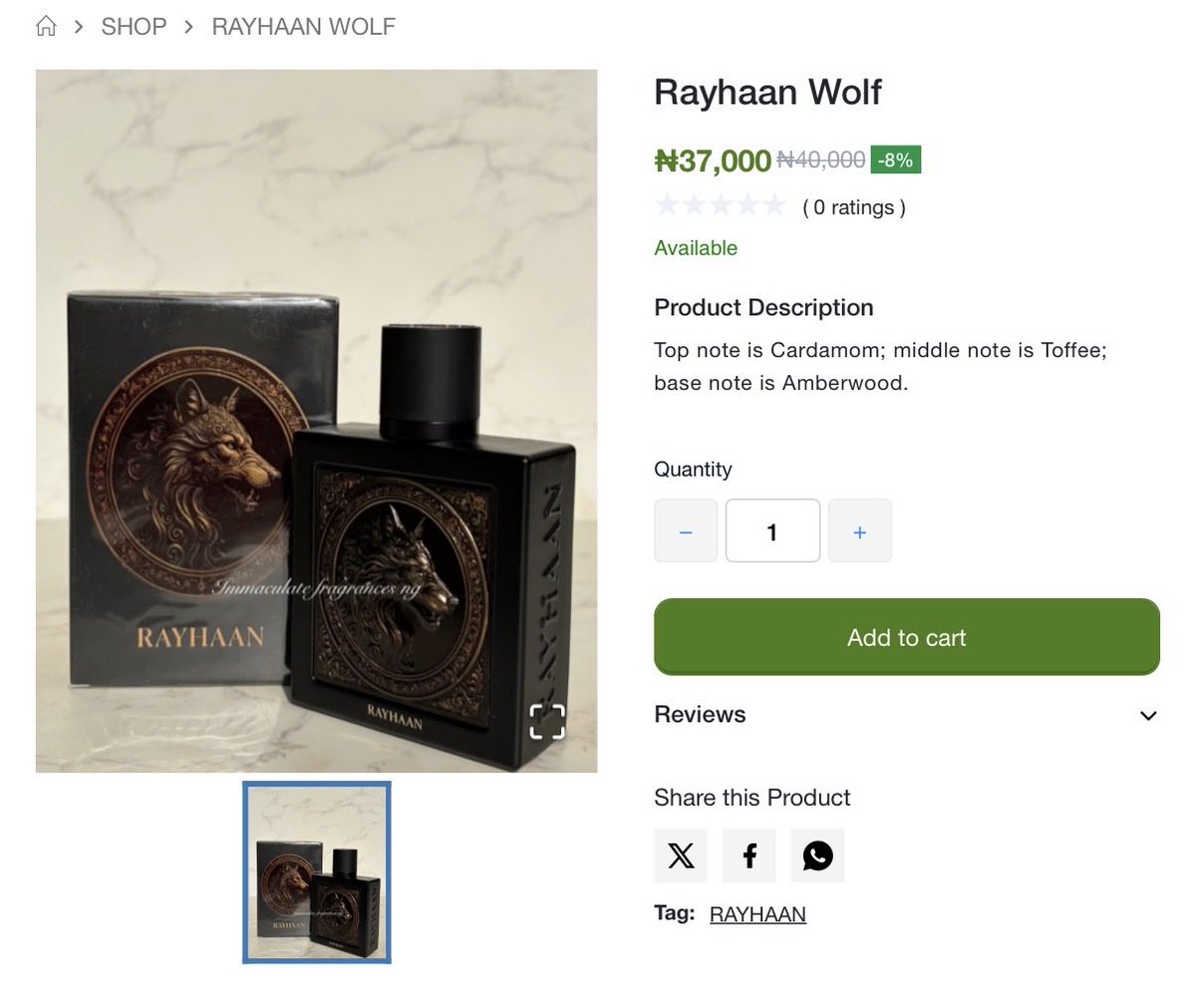 Rayhaan Pharaoh Wolf Lion Tiger Nationwide Delivery
