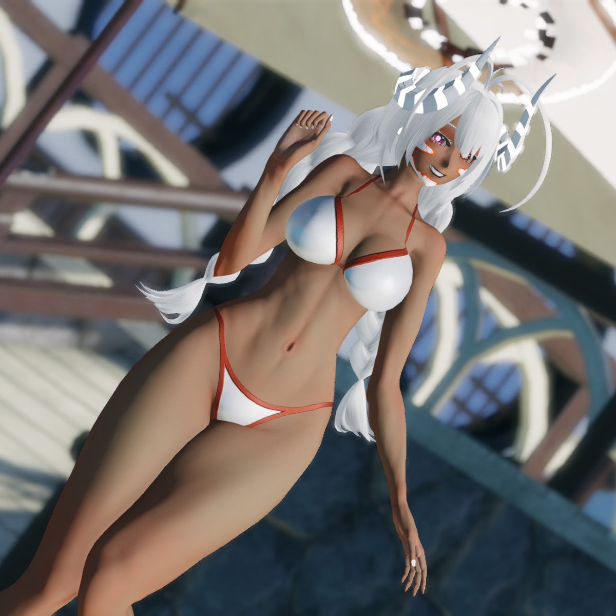 Yakhul88's tweet photo. Happy Bikini Day! 
#NGS #PSO2NGS #PSO2NGS_SS https://t.co/prxtE0AN0X