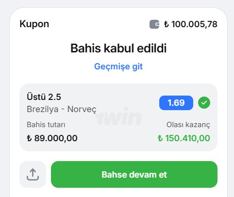 tipologys's tweet photo. iki takımda açık oynacaktır, gollü geçmesini bekliyorum :)
#bahis #kupon #brezilya #norveç #dünyakupası https://t.co/7xCBSOXMzn