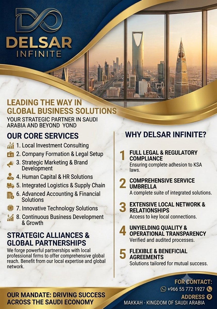 Delsar2030's tweet photo. #Invest in #Saudi Arabia https://t.co/2RAkmvQCsA