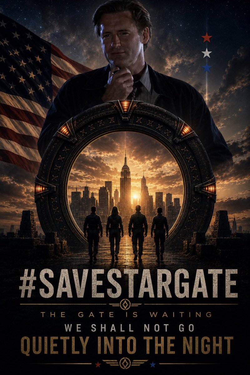 JamesBryhan's tweet photo. With love , respect to @martingero @BaronDestructo @bradtravelers 
Thank you for all the wonderful stories and God willing may you all continue to make more. 
To all the fans, we are one beautiful, blessed community. Thank you all for standing your ground with passion, love and respect.

There comes a moment with every great story when you realise it was never just entertainment.

It quietly became part of your life.

It was the show you watched with family.

The characters who felt like old friends.

The stories that reminded you to be curious when others stopped asking questions, to find hope when things looked impossible, and to believe that ordinary people really can make a difference.

That’s what Stargate became for millions of us.

Somewhere along the way, it stopped being a television series.

It became a home we could always return to.

That’s why this campaign has never been about refusing to let go of the past.

It’s about making sure future generations have the chance to discover what we discovered.

To laugh with these characters.

To be inspired by these writers.

To step through the Gate for the very first time.

Every day this community grows.

New fans arrive.

Old friends reunite.

Complete strangers become one family because of a story created over thirty years ago.

That isn’t nostalgia.

That’s legacy.

Whatever happens next, I hope the people making decisions understand something that numbers alone can never measure.

They’re not deciding the future of a television show.

They’re deciding whether another generation gets to fall in love with a universe that taught so many of us to dream a little bigger, hope a little harder, and believe that the impossible is only impossible until someone has the courage to try.

The Gate is waiting.

We shall not go quietly into the night.

#SaveStargate