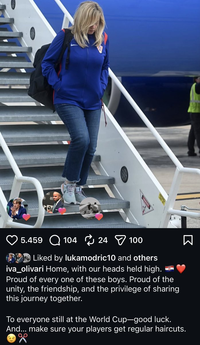 EleModric's tweet photo. “To everyone still at the World Cup, make sure your players get regular haircuts” 🫢 https://t.co/GsKAjXszRI