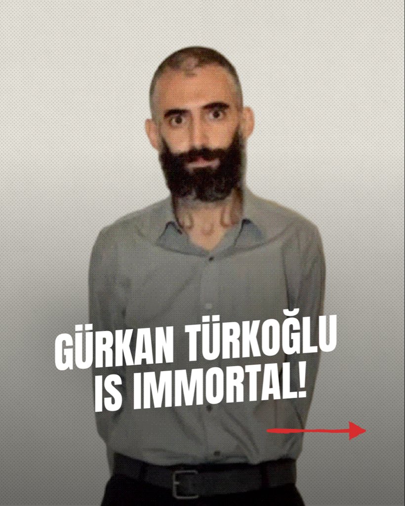 umutsenint's tweet photo. Gürkan Türkoğlu is immortal!

Abolish all pit-type prisons!  

End the torture of revolutionary prisoners!

#KuyuTipiHapishanelerKapatılsın https://t.co/qn1k5zJ5YX