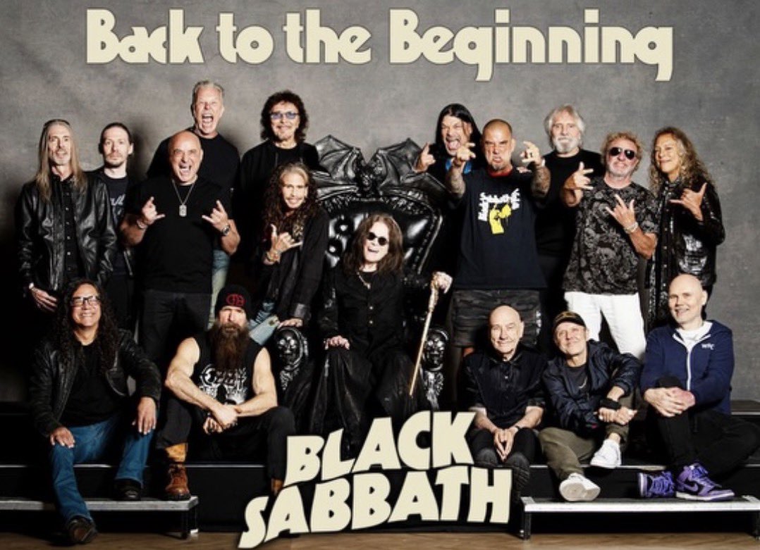 historyrock_'s tweet photo. It’s been a year since Ozzy Osbourne’s legendary farewell concert 🥹💜

Only Ozzy could have brought together Black Sabbath, Metallica, Guns N’ Roses, Slayer, Tool, Pantera, Alice in Chains, Steven Tyler, Ronnie Wood, Billy Corgan, Sammy Hagar, Tom Morello, Chad Smith, and more! https://t.co/F3HnxdpODm