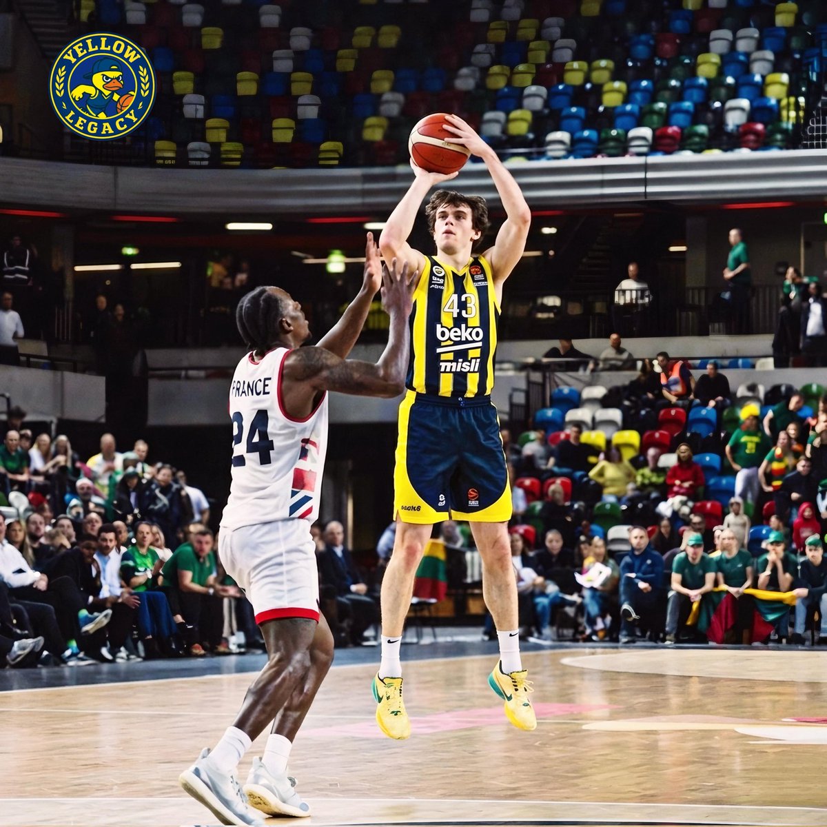 Yellowlegacy4m's tweet photo. 🟡🔵

Yeni transferimiz İgnas Sargiunas'ın İtalya Karşısındaki İstatistikleri 

14 Sayı
3 Ribaund
3/4 2 Sayı
2/8 3 Sayı 
5 Verimlilik https://t.co/XrYZRlsl4E