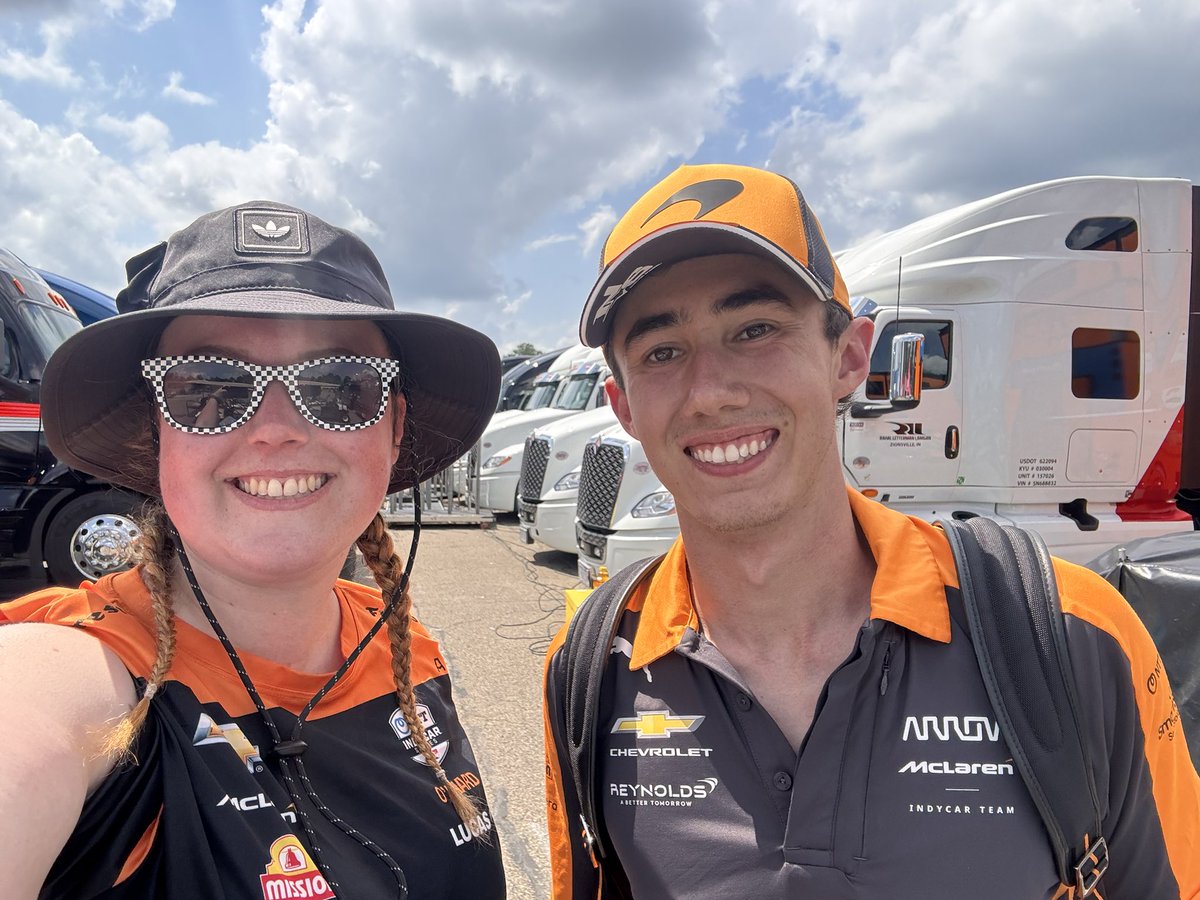 jazzyunhinged's tweet photo. Awesome @PatricioOWard win for @ArrowMcLaren plus photo op with @nolan_siegel !!! amazing 6th consecutive #MidOhio #Indycar https://t.co/ywiGBi3Tf4