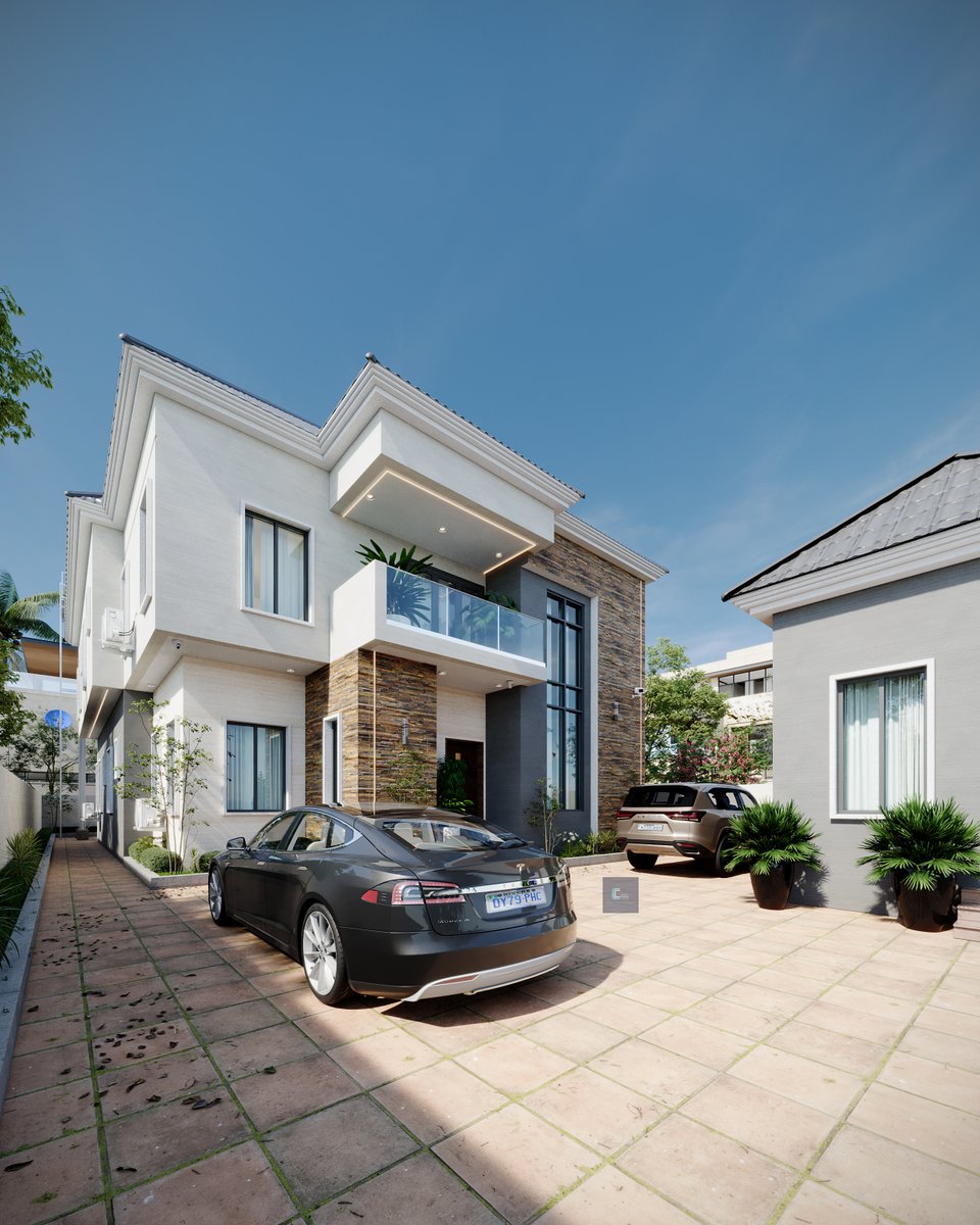 Profcornel's tweet photo. PROJECT MEKS 

Project Meks:  Thrilled to unveil this bespoke four-bedroom residential development, a project meticulously tailored to meet our client’s precise functional and aesthetic specifications. Every material was carefully curated to ensure a seamless integration with the surrounding natural environment, successfully fostering a warm, inviting, and harmonious atmosphere that feels like a true sanctuary.

Designed and visualized entirely in-house, this project reflects our commitment to high-performance design and attention to detail. 

Workflow: Autodesk Revit | 3dsmax | Chaos Corona | Photoshop

#design #architecture #sustainability #developer #explore #allofrenders #chaosgroup #revit #3dsmax #naijaarchitects