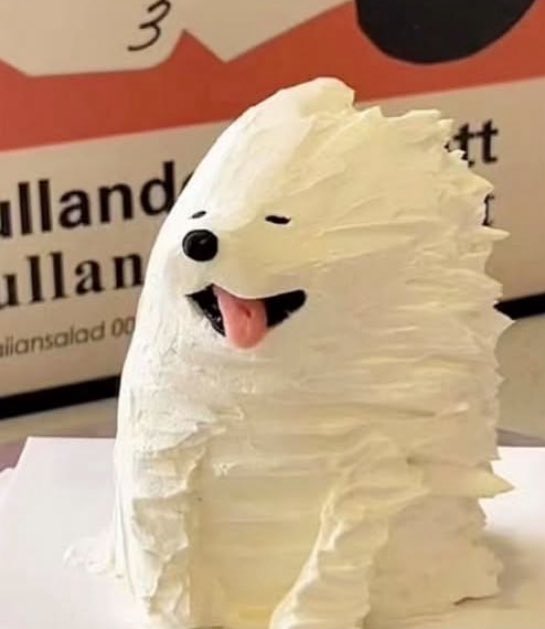 Puppieslover's tweet photo. Cakes that are inspired by puppies on a windy day https://t.co/I5NqSSwadb