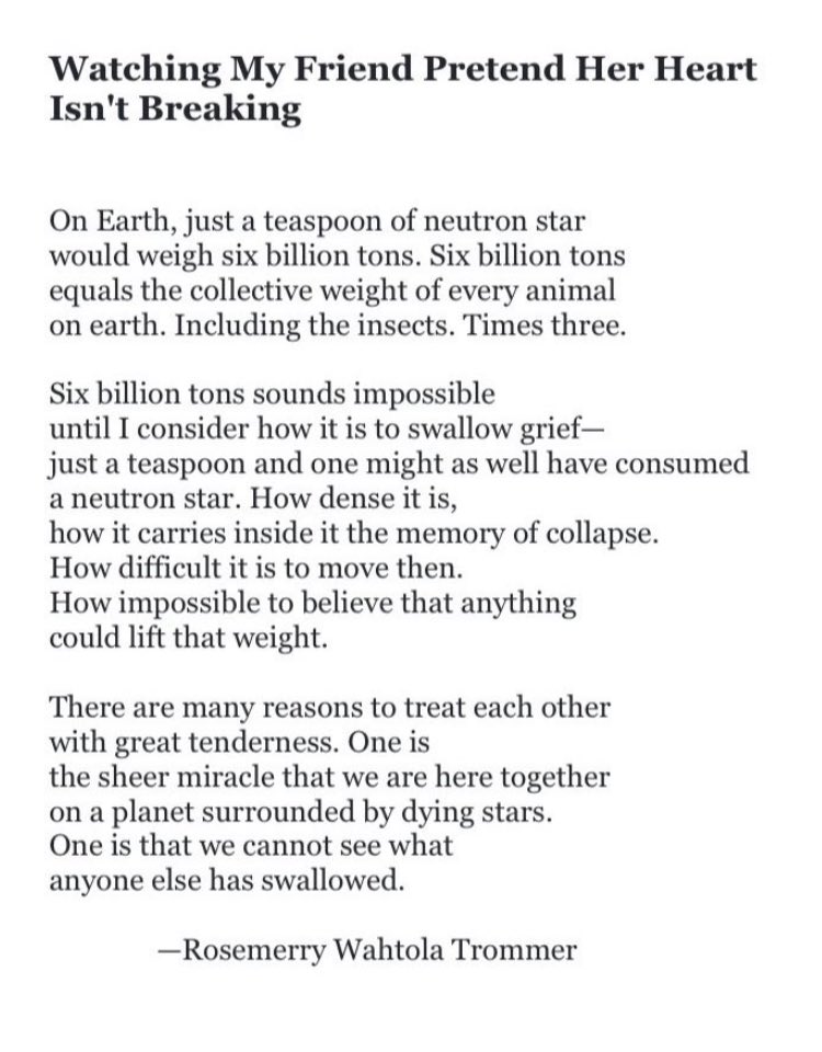 stefaesthesia's tweet photo. ...the sheer miracle that we are here together on a planet surrounded by dying stars. 🧡 https://t.co/Wm9YCOSayq