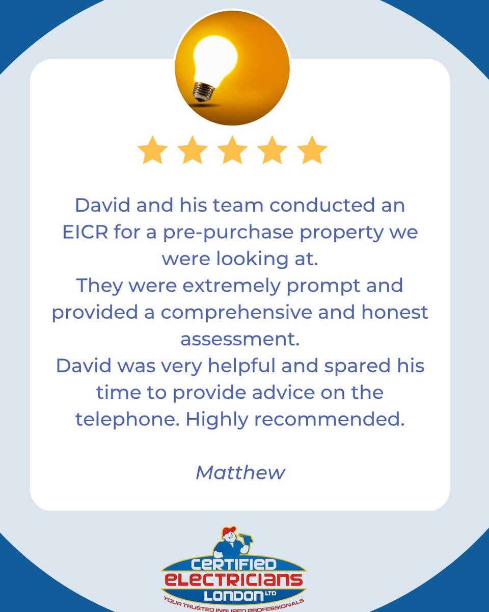 ltd_certified's tweet photo. Buying a property is a big decision. This customer asked us to carry out an EICR on a pre-purchase property, giving them a clear picture before moving forward. 🏡

If you’re buying a property and would like the electrics checked before completion, get in touch; 0208 088 4508 https://t.co/gVufJRrR2T