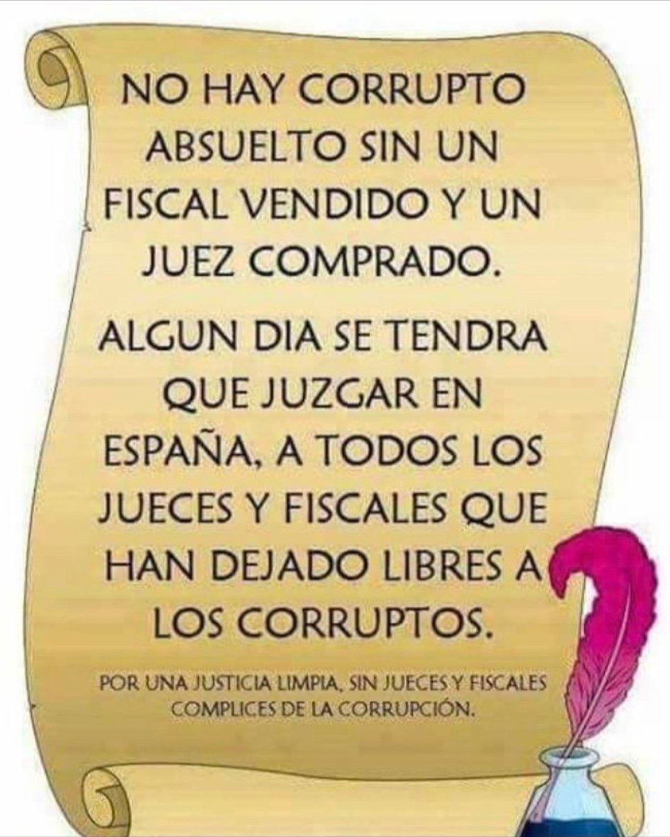 emeritoJmc's tweet photo. @JC_C_A O la Democracia termina con la  morralla golPpista colocada por la org. criminal en la alta judicatura, o esa morralla inmoral, vendida y corruPpta, acaba con la Democracia... y la mafia Ppera se adueña del País. https://t.co/ETuEINgz8b