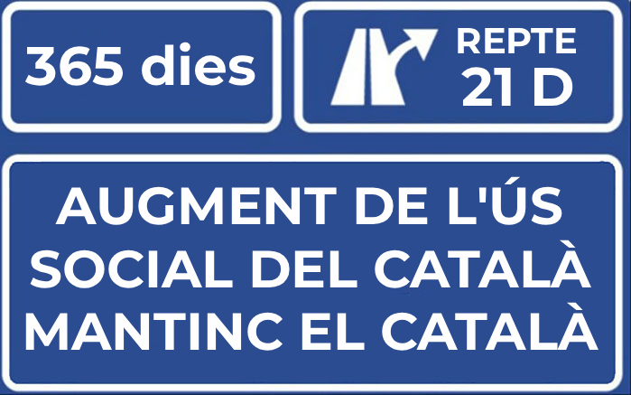 mantincelcatala's tweet photo. La norma de circulació lingüística per garantir l'ús social del català és mantenir el català els 365 dies l'any. 
Pots començar a fer-ho amb el #RepteMantinc #Repte21dies https://t.co/R6GG7LX3ru