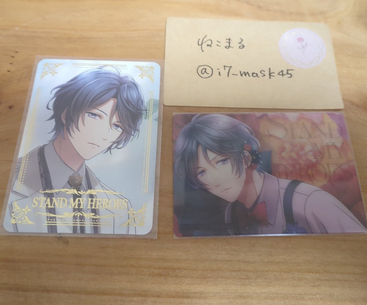 i7_mask45's tweet photo. 【譲渡/買取】スタマイ スタンドマイヒーローズ AGF 特典 ホログラムクリアカード　BE TI

譲:神楽亜貴　特典2枚

求:まとめて~2000円+送料（要相談)
PayPay、メルペイ、ゆうちょ対応可能

グッズ整理のためお譲り先を探しております。
お心あたりのある方は検索からでもお気軽にお声掛けください。 https://t.co/DwTGunVqmC