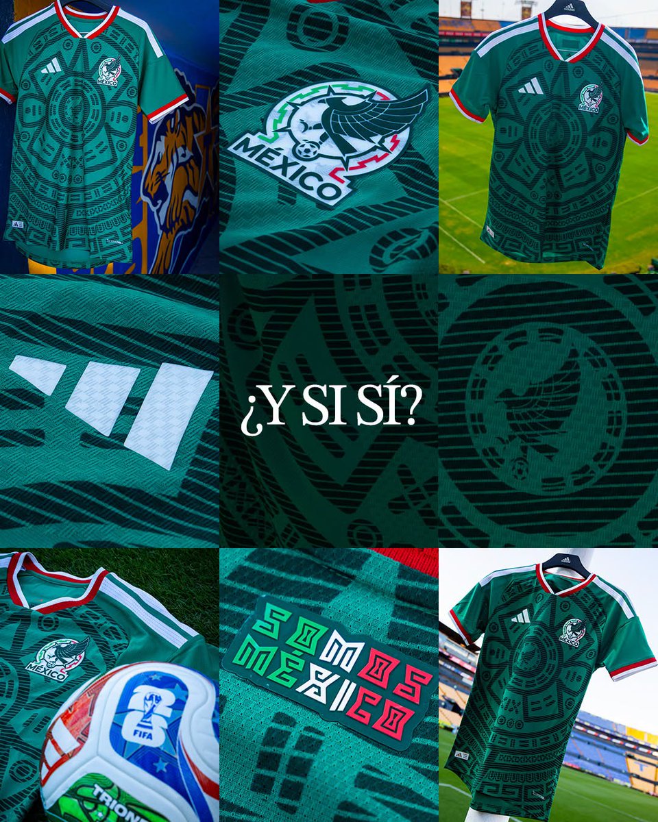 TigresOficial's tweet photo. 🤩 ¿Y si sí? 🇲🇽 ¡Todos ya con la verde apoyando a @miseleccionmx! https://t.co/ykiJNHczpf