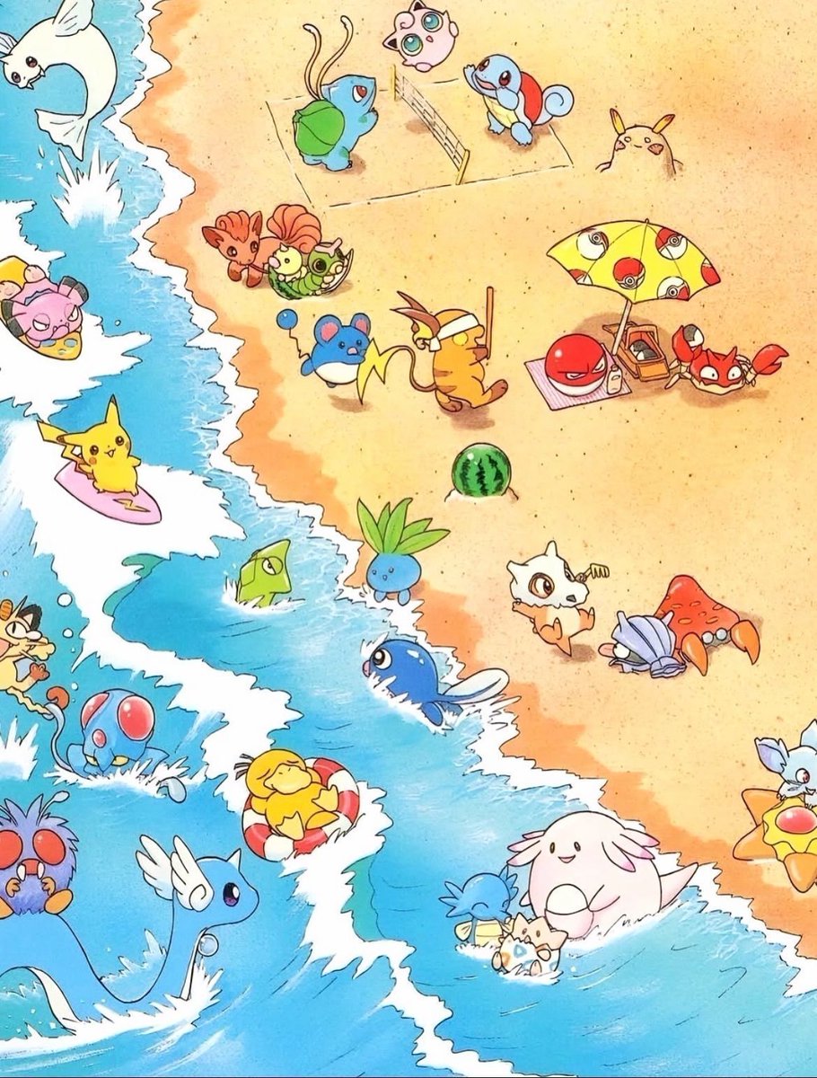 PKMN_twt's tweet photo. Beach Day 🏖️ https://t.co/nJwm6u7oNE