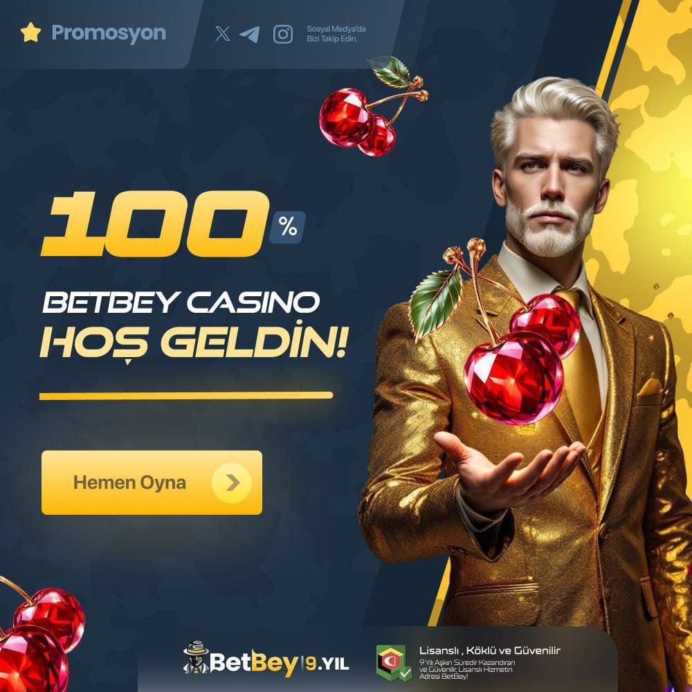 bbey_giris's tweet photo. 🔥 CASİNO SEVERLERE KAÇIRILMAZ FIRSAT🔥 

🎰 5000 TL Casino hoşgeldin bonusu!

💎 İlk yatırımına al, avatanjlı başla!
💰 Avantajlı başla, yüksek kazan!

🟡 Unutma, Betbey kazandırır!

📲 https://t.co/eAEdPYP3I7
⛓️https://t.co/WI7wfQ1blQ
#Betbey #kazanç #şans #para #bonus #casino https://t.co/iAw04u1Bpf
